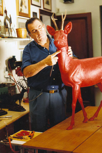 Nicolás Domecq, en su estudio